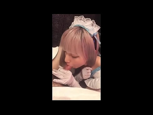 ❤️ جاپاني بت [میوکا]، د فرانسوي نوکرۍ جامې، لومړۍ برخه، بلو جاب او د لوشن سره ټوکر ❌